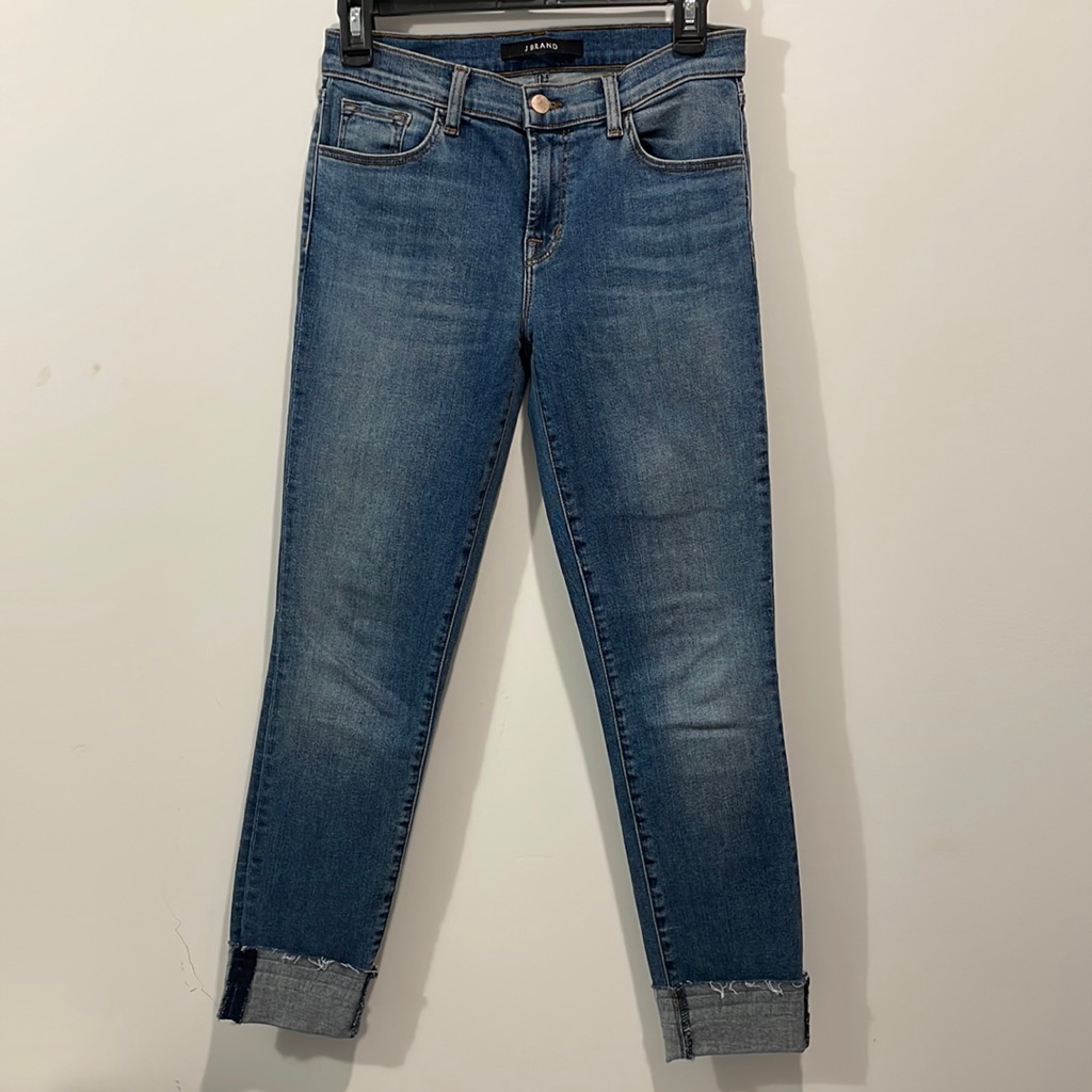 J Brand High Waisted Medium Wash Denim